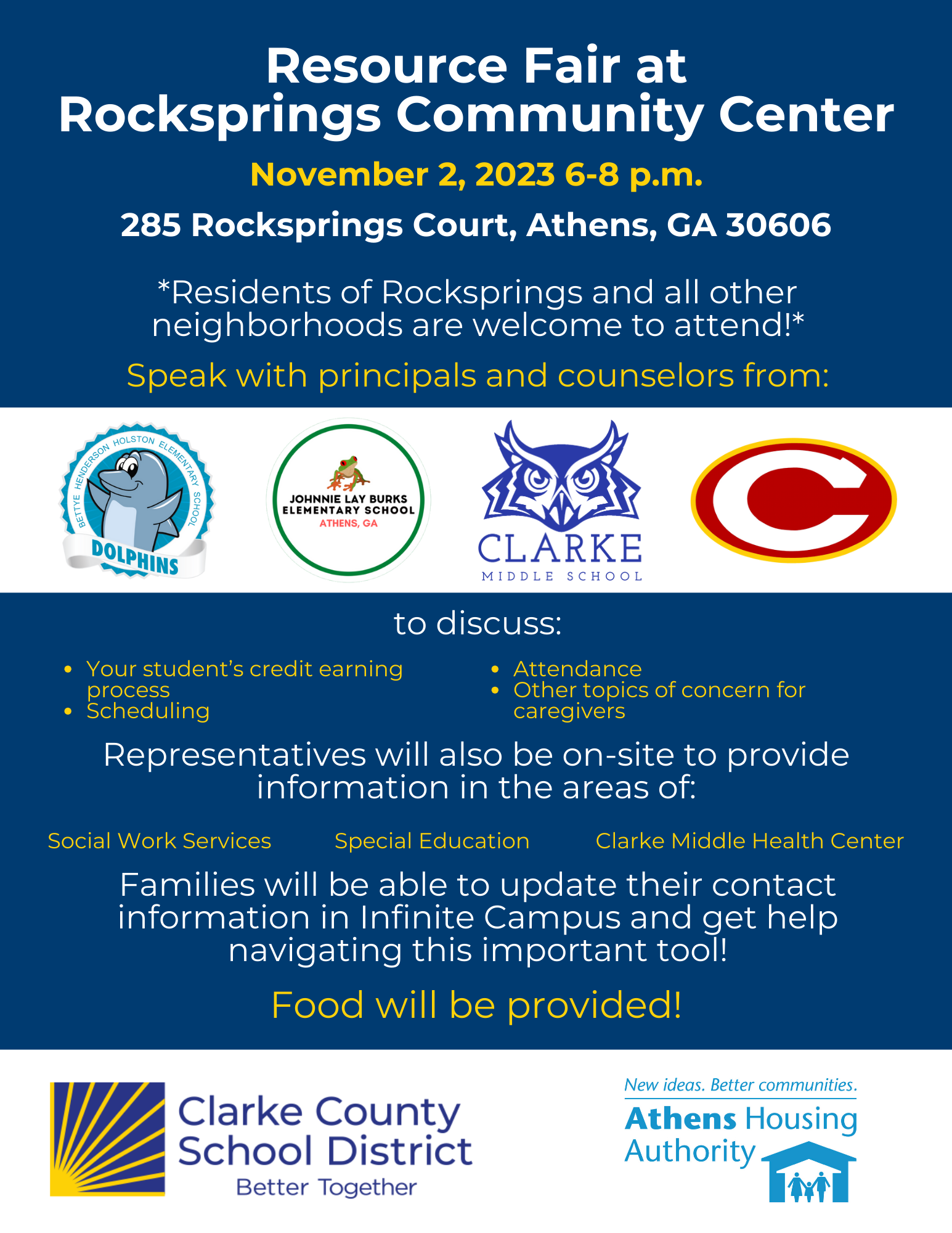 CCSD to Hold Community Resource Fair on Nov. 2